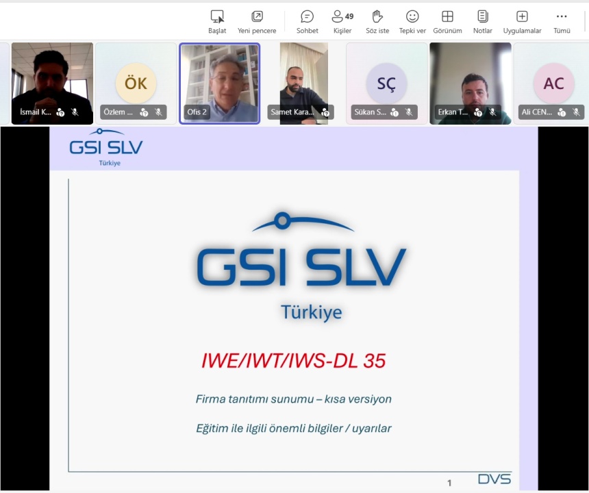 36. Dönem Uluslararası Kaynak Mühendisliği/Teknikerliği/Uzmanlığı Eğitimimiz online açılış toplantısı ile başladı. Katılımcılarımıza başarılar dileriz.